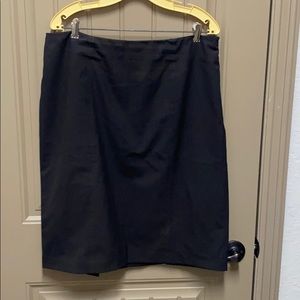 Black Knee Length Skirt 16